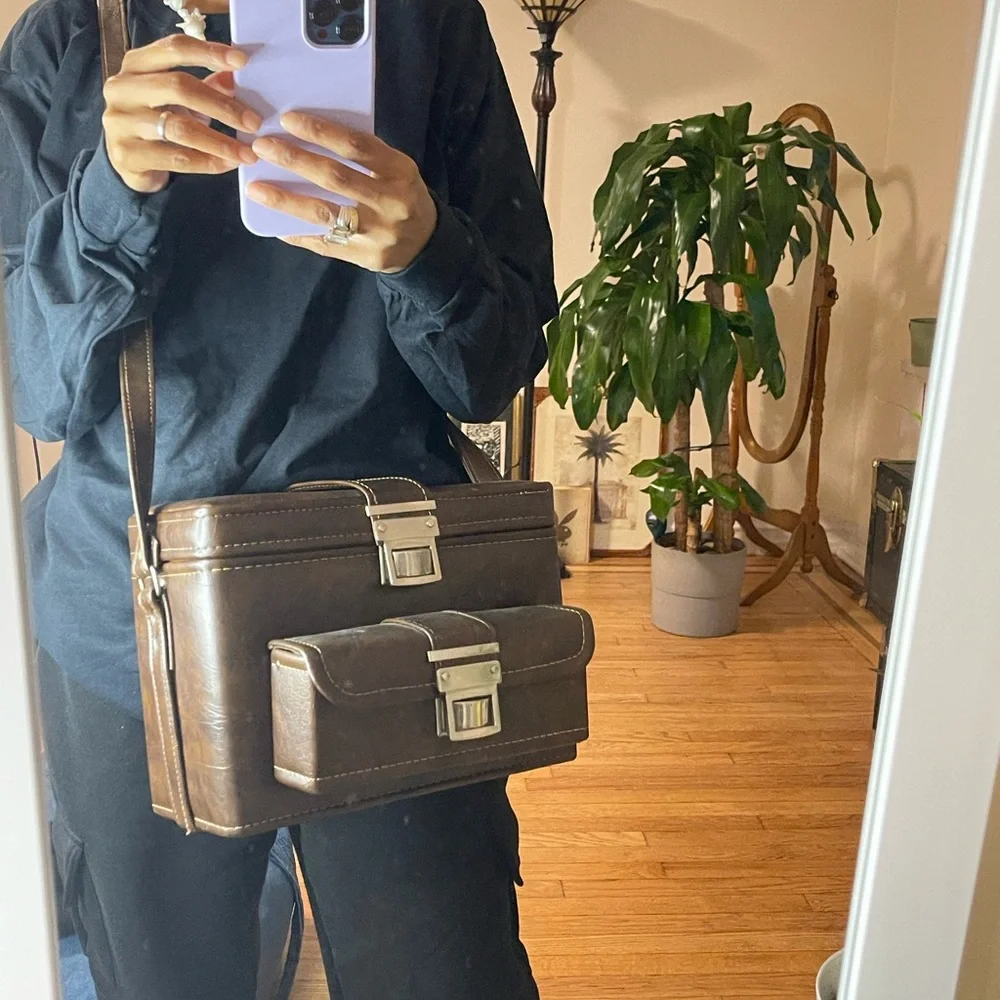 Vintage camera bag